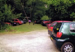 The car park.