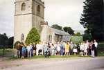 Churchstanton Church, Blackdown Hill Buttles 1991 - 3 & 1/2 centuries of the Somerset Clan were there! (& when it was in Devon pre 1896!)