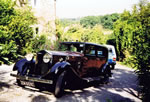 ...and wedding Rolls Royce awaits in the courtyard!