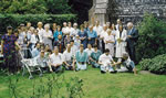 The whole gathering, including Paul Buttle, author of Walks in the Lake District and representing the Costwold Buttle Clan, in the centre.