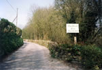 The entrance with Cotswold Stone wall just repaired by Jonathan and along the ancient road travelled by Bath's Benedictine monks to ould Caterne 1238 - 1538.